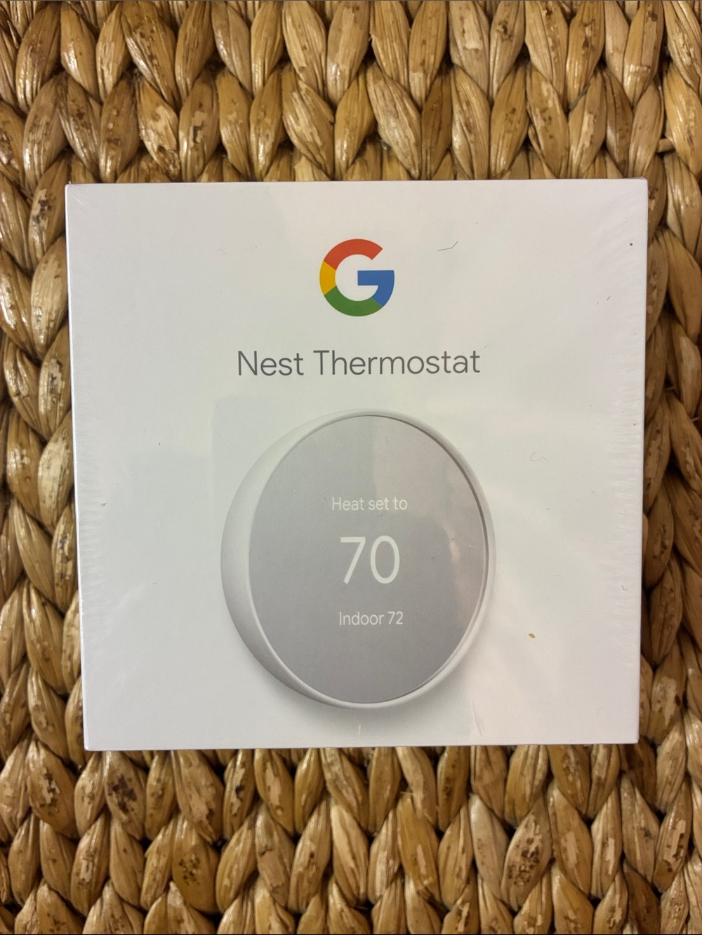 Google Nest G4CVZ Smart Programmable Wi-Fi Thermostat Snow Color Brand New